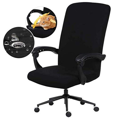 Modern Water Resistant Stretch Computer Office Chair Cover with for Daily Use