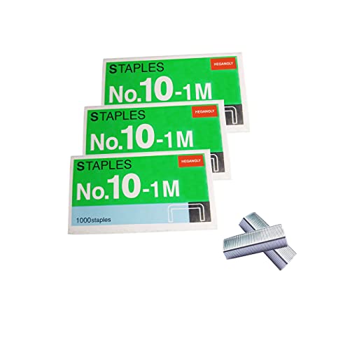 high-quality 3000pcs No.10 Staples, for Max HD-10D,Bostitch Mini,Old TOT,and for Daily Use